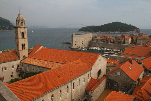 Dubrovnik, View f City Walls,Dominican Monastery1020889a