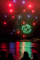 Pacific Grove, Chinese Lantern Festival, Fireworks V150-8429