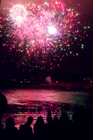 Pacific Grove, Chinese Lantern Festival, Fireworks V150-8468