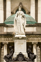 Belfast, City Hall, Queen Victoria Statue V131-0609