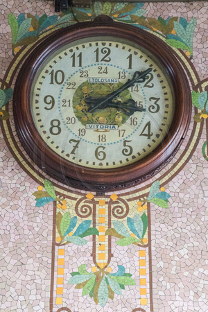 Valencia, Train Station, Clock V151-2131