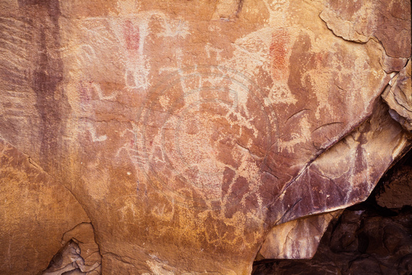 Dinosaur NM, Petroglyphs S -4244
