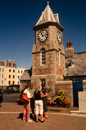 Guernsey, St Peter Port, Clock Tower S V-3955
