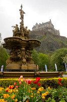 Edinburgh, Castle, Fountain V131-0546