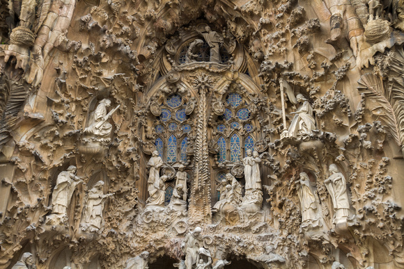 Barcelona, Sagrada Familia, Nativity Facade130-8076