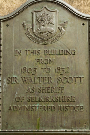 Selkirk, Scott Courtroom, Sign V131-1525