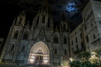 Barcelona, Cathedral, Night139-0043