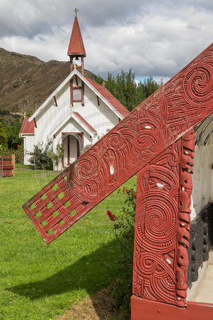 Whanganui River Rd, Matahiwi Marae, Church V160-3432