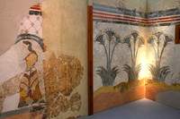 Santorini, Fira, Archeological Mus, Frescoes1017540a
