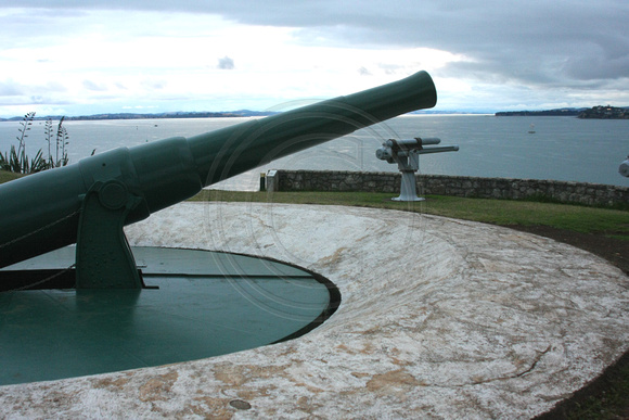 Auckland, Devonport, North Head, Cannon0810066a