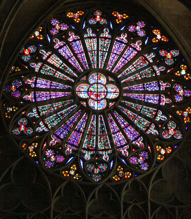 Carcassonne, Basilica St Nazaire, Window V1033404a