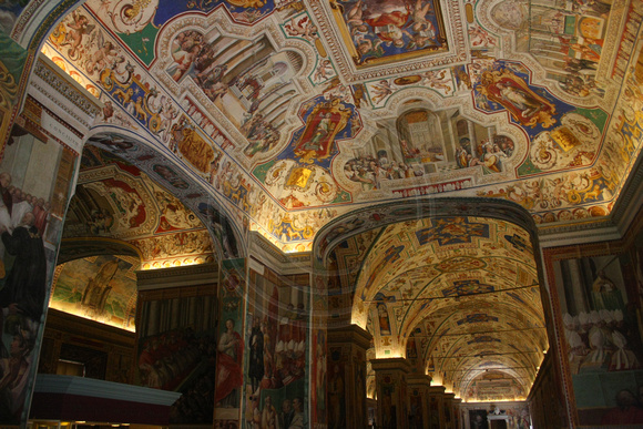 Vatican, Museum, Ceiling0946277