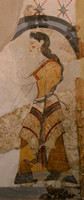 Santorini, Fira, Archeological Mus, Frescoe V1017539a
