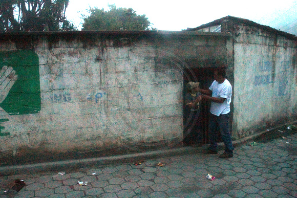 Guatemala, Man, Boy, Wall1115878a