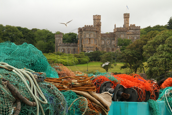 Stornoway, Castle, Fishing Nets1039785a