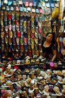 Saigon, Market, Shoe Vendor V120-8444