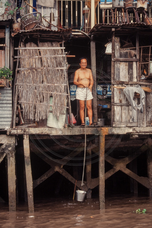 Mekong Delta, Mytho, Getting Water S V-8848