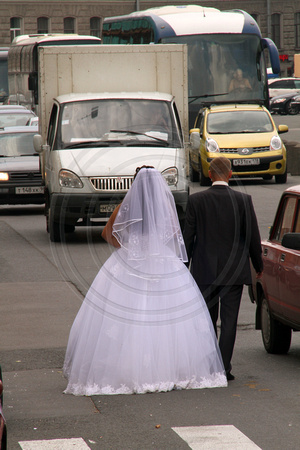 St Petersburg, Wedding Couple V1047608a