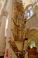St Anne de Beaupre, Basilica, Int, Crutches V112-2043