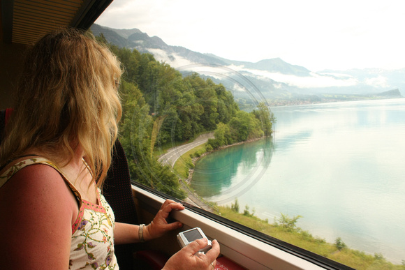 Katie Young, Interlaken to Lucerne Train0942436