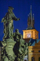 Prague, Charles Br, Statue V181-0583