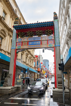 Melbourne, Chinatown, Gate V191-1648