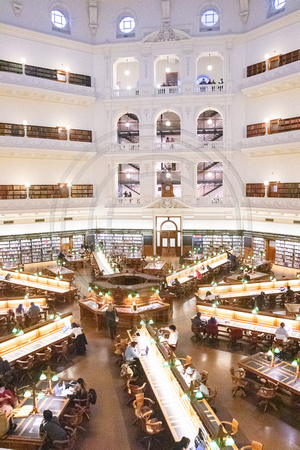 Melbourne, State Library of Victoria, Interior V191-1655