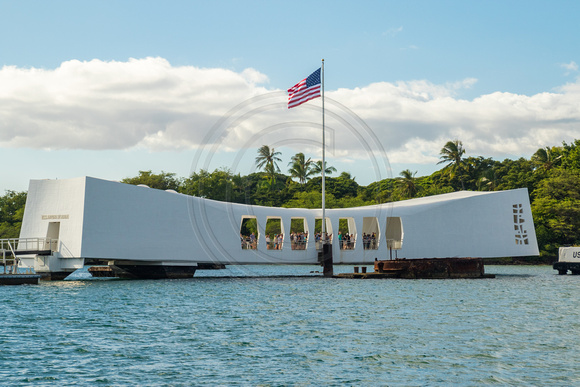 Oahu, Honolulu, Pearl Harbor National Memorial, USS Arizona170-9538