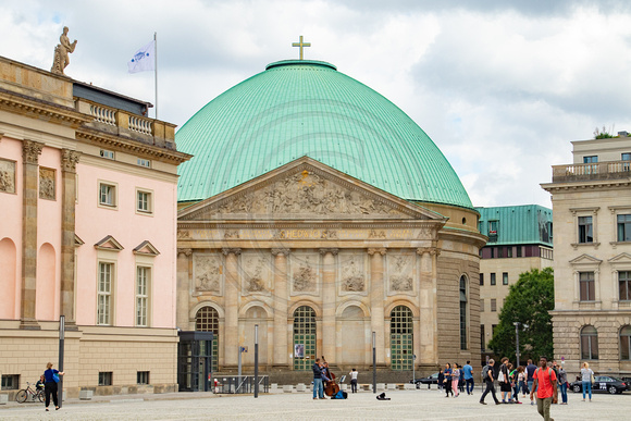 Berlin, Bebelplatz, St Hedwigs Cathedral181-0933