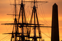 Boston, USS Constitution, Sunset191-2940