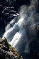 Yosemite NP, Hetch Hetchy, Dam V182-0240