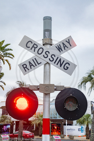 Tauranga, Railway Crossing V191-2385