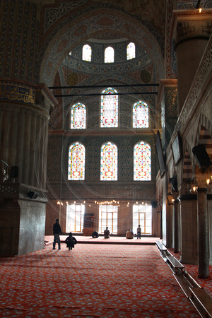 Istanbul, Blue Mosque, Int V1016035