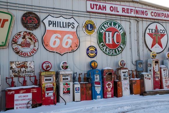 Provo, Lakeside Storage, Petrol Signs and Pumps150-4410