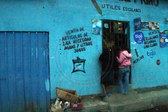 Guatemala, Village, Girls at Store1115876a