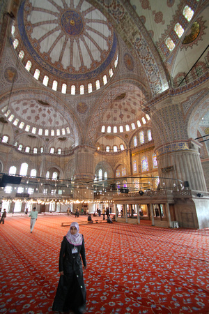 Istanbul, Blue Mosque, Int V1016031