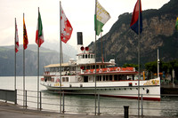 Lk Lucerne, Fluelen, Steamboat0942807