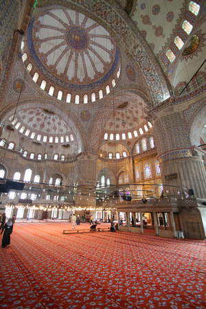 Istanbul, Blue Mosque, Int V1016030