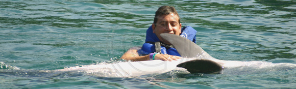 Xel-Ha, Swimming w Dolphins021115-0054a