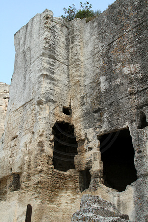 Les Baux, Rock Formations, Ruins V1033006a
