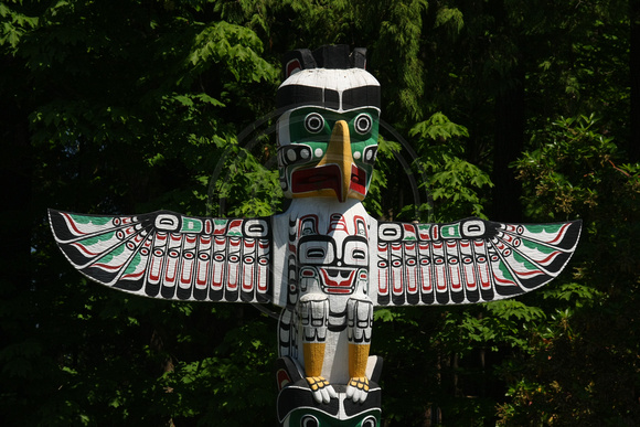 Vancouver, Stanley Park, Totems0821181