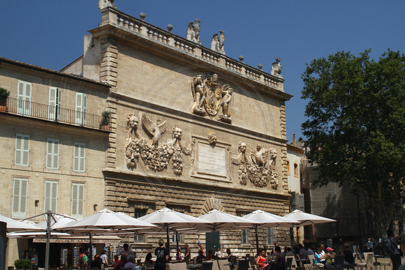 Avignon, Palace of the Popes Square, Bldg0932935a