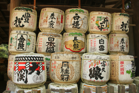 Nara, Kasuga Taisha Shrine, Sake Casks0616887
