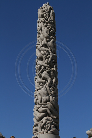 Oslo, Vigeland Park, Human Obelisk V1044202