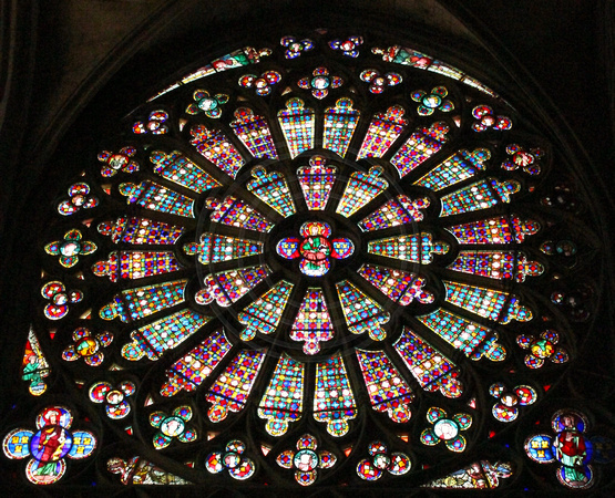 Carcassonne, Basilica St Nazaire, Window V1033403a