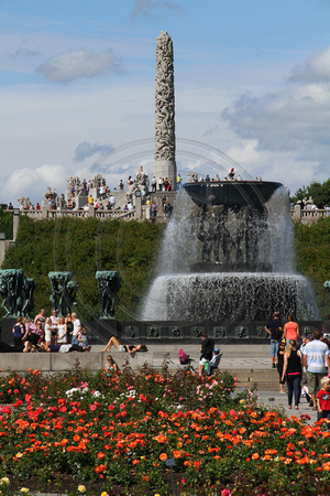 Oslo, Vigeland Park, Flowers V1044176