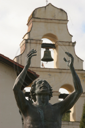 San Juan Batista, Mission, Statue V0610734