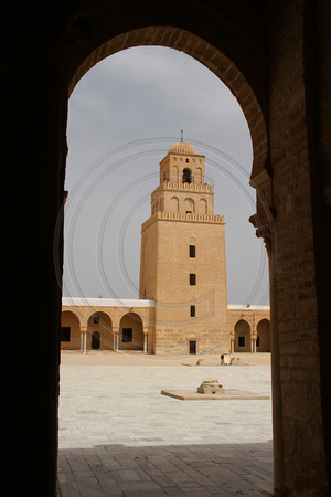Kairouan, Okba Mosque, Minaret V1026018