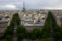 Paris, Arc de Triomphe, View, Eiffel Tower0940665