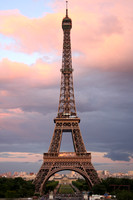 Paris, Eiffel Tower, Evening V0940813